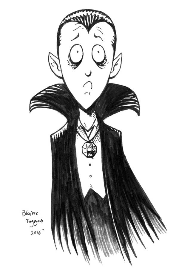 The Sad Vampire Boy by staino