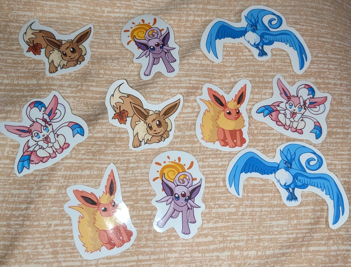 Pokemon Stickers Eevee