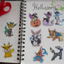 Halloween Sticker Prints
