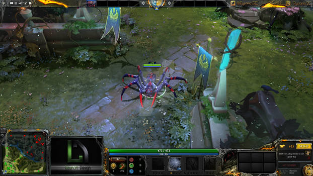 Dota2 Overlay - BroodMother Style Finished