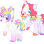 Rainbow pony adopts (closed)