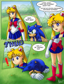 Sonic and Sailor Moon Comic Practice