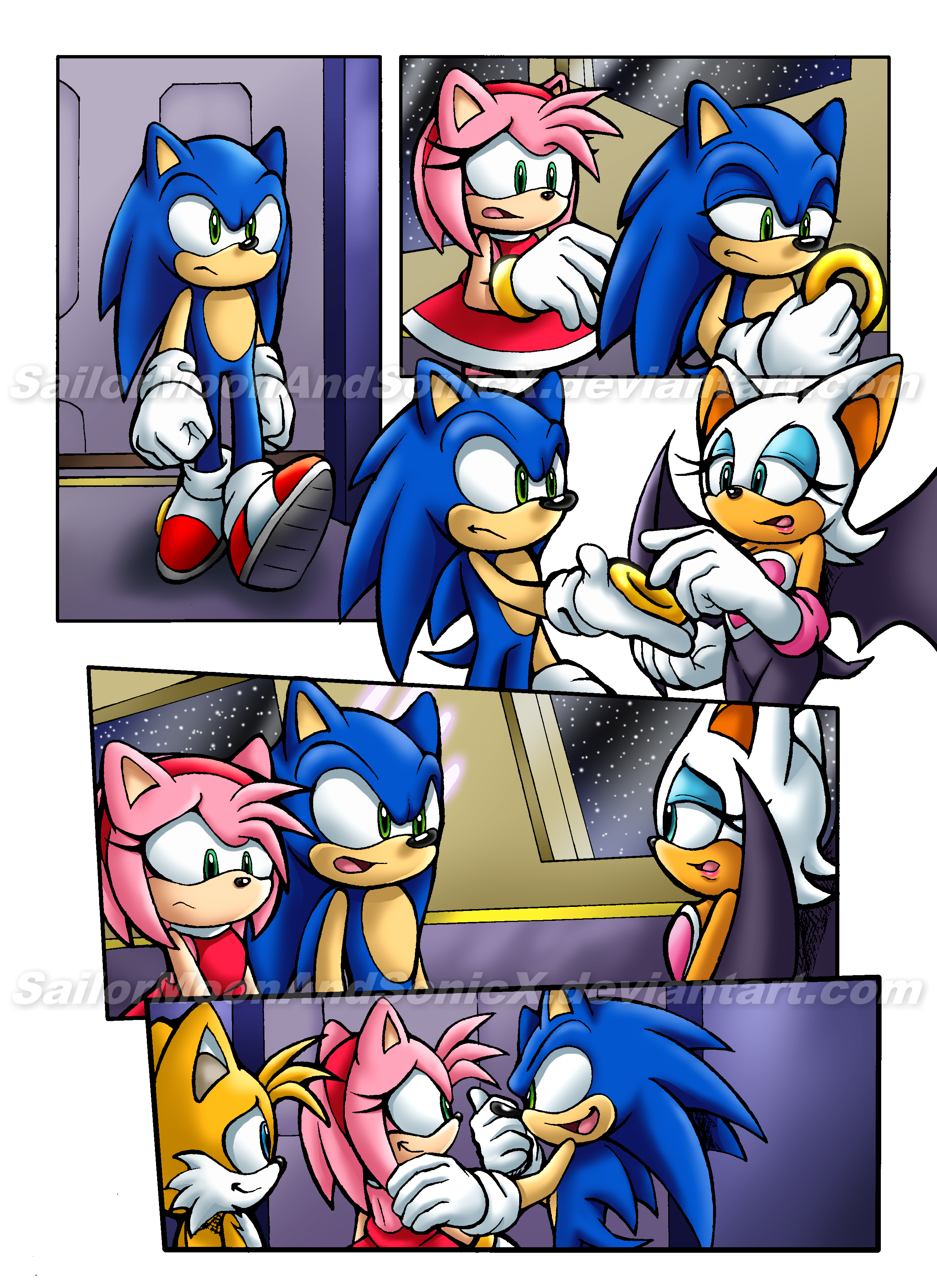 Sonic Archie Portfolio: Comic Page 5