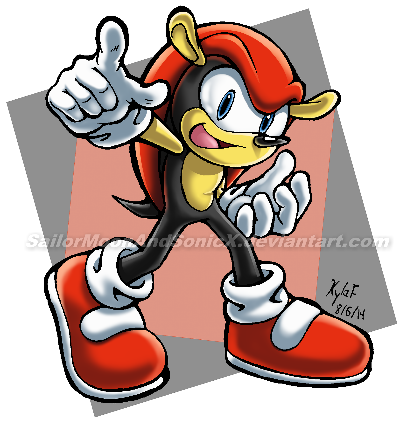 Mighty the Armadillo! by SailorMoonAndSonicX on DeviantArt