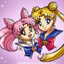 ~Usagi and Chibiusa~