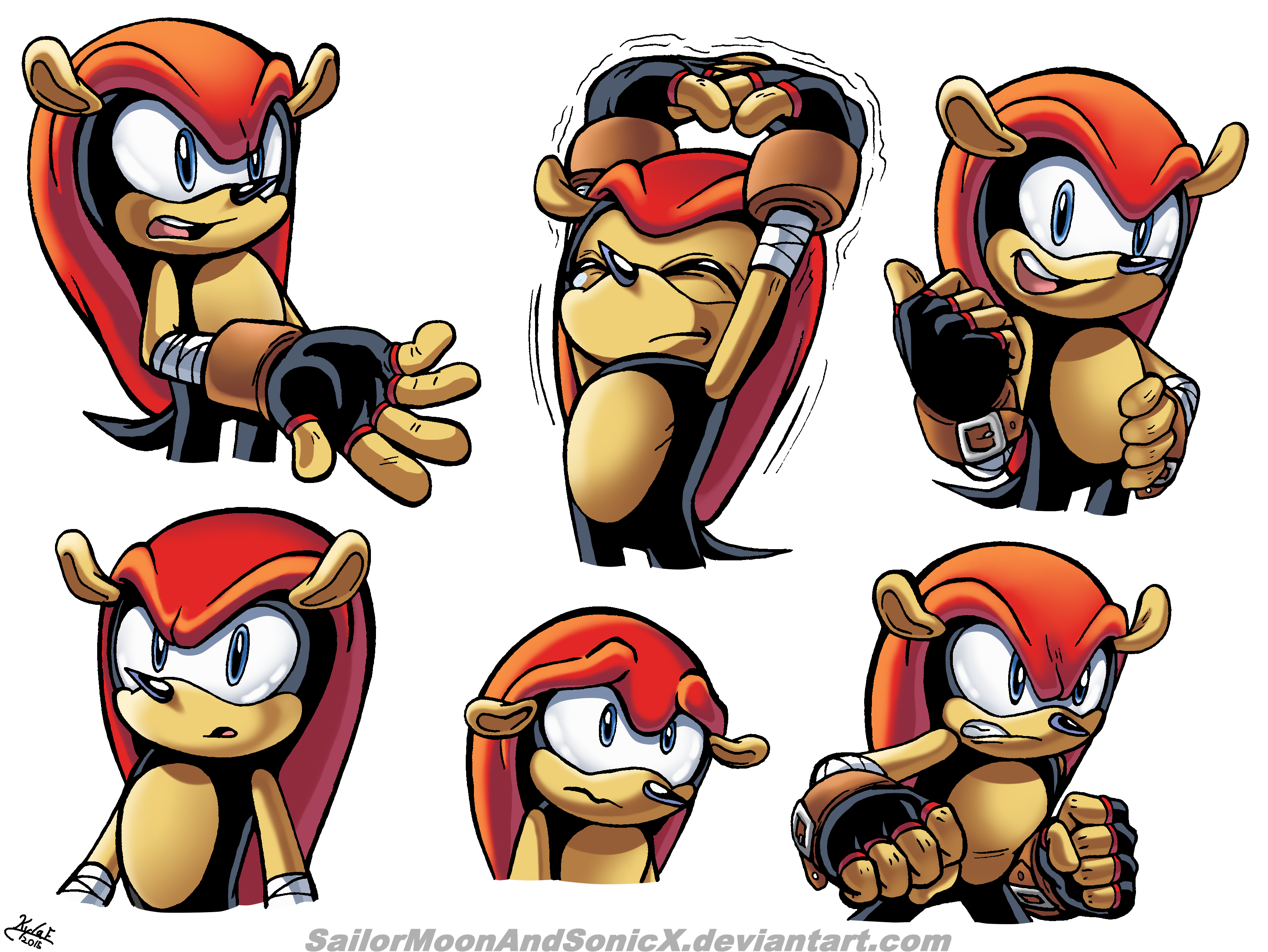 Mighty Expressions by SailorMoonAndSonicX on DeviantArt