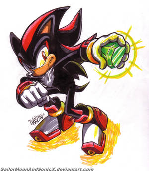 Inktober #4 -  Marker Chaos: Shadow