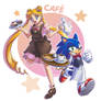 Sonic and Usagi Cafe