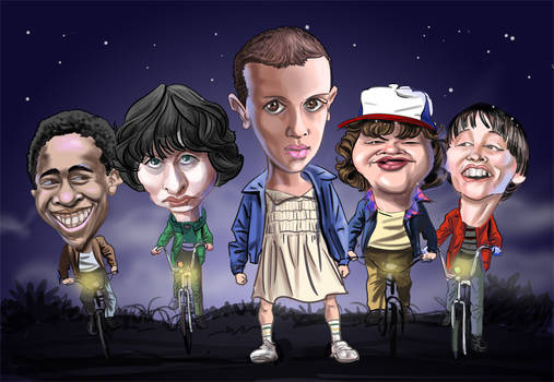 Stranger Things gang