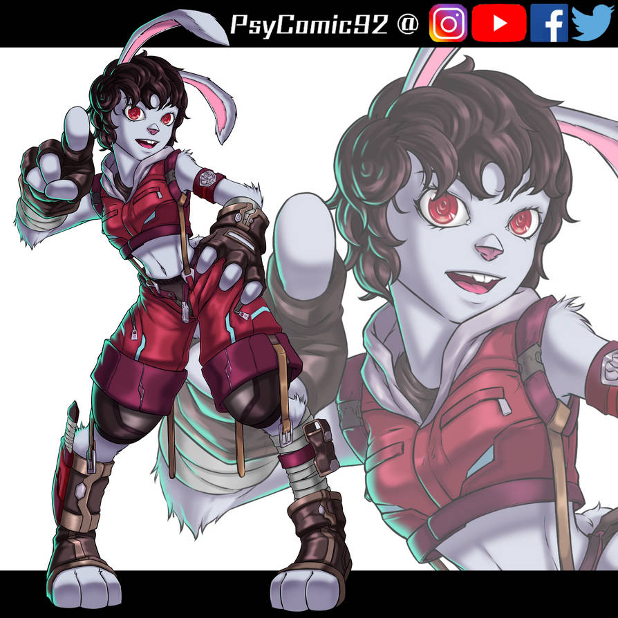 Female Rabbit Oc Year of the Rabbit OC by psycomic92 on DeviantArt