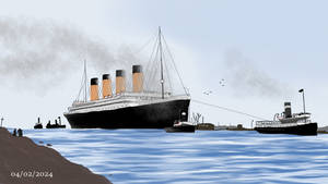 RMS Titanic April 2, 1912.