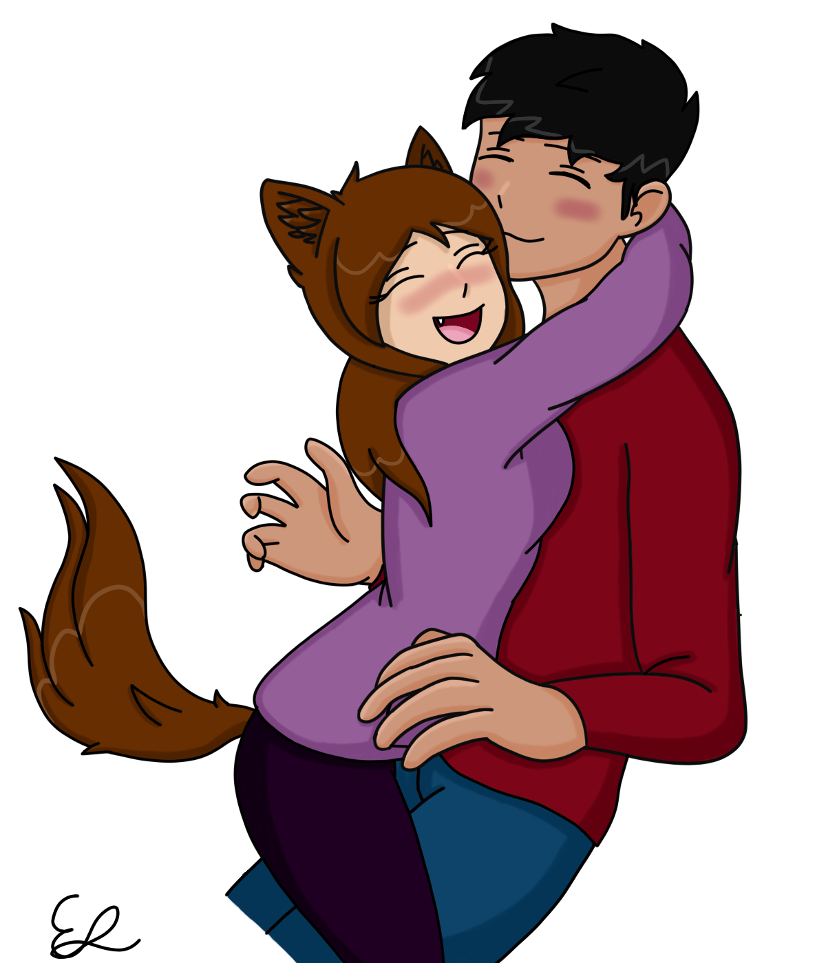 Cute Hugs by Pega-Artist on DeviantArt