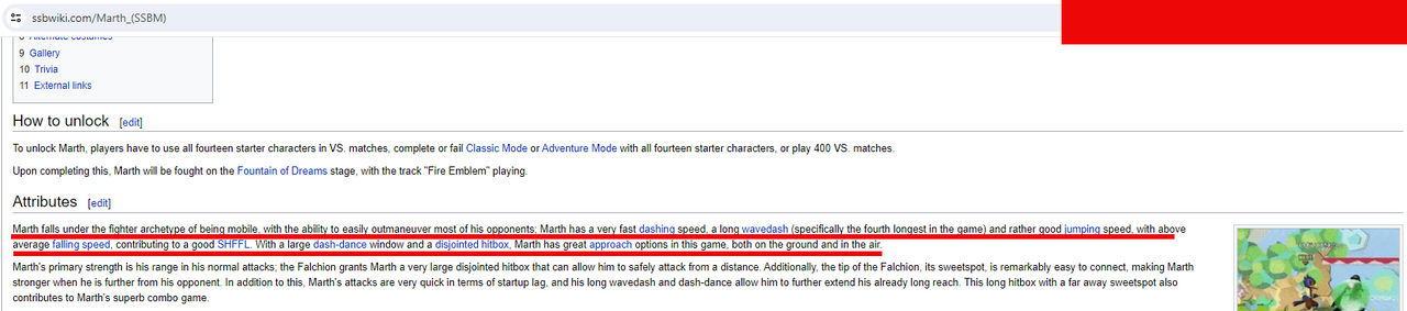 info from the ssbwiki, ignore the red block info from the ssbwiki, ignore the red block