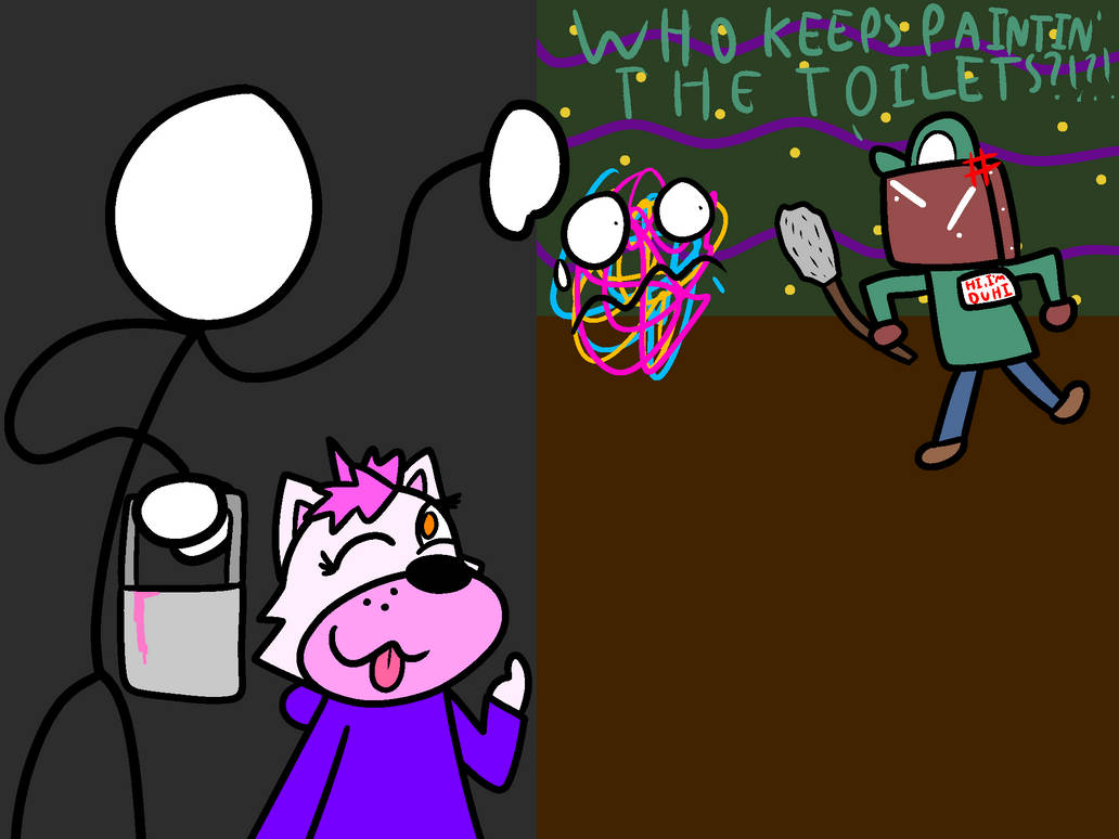 don't mind the stick man, dice guy, and scribble creature, this is about mango. don't mind the stick man, dice guy, and scribble creature, this is about mango.