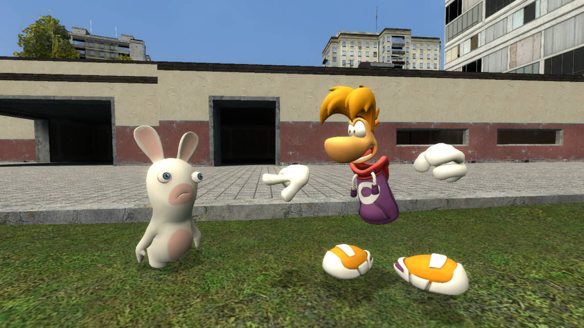 RAYMAN'S RETURN AGAINST THE RABBIDS by valyqdark on DeviantArt