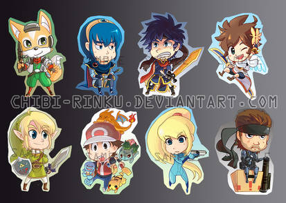 Chibi SSBB Charms