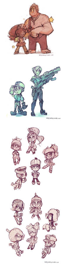 Wreck-It Ralph Sketches