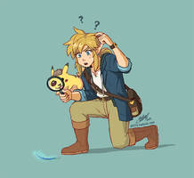 Detective Pikachu and Link