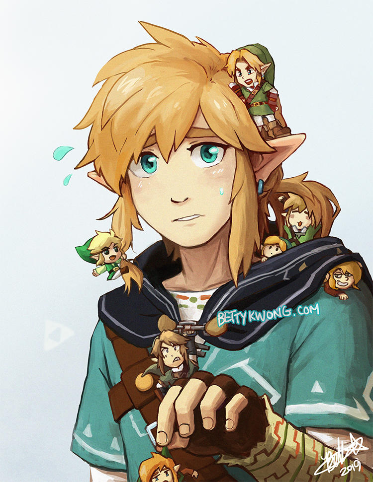 Link Botz BOTW Link and other Links by BettyKwong on DeviantArt