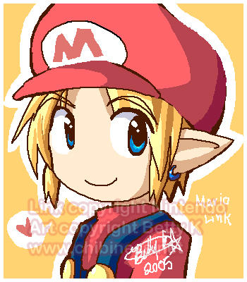 Mario Link by BettyKwong on DeviantArt