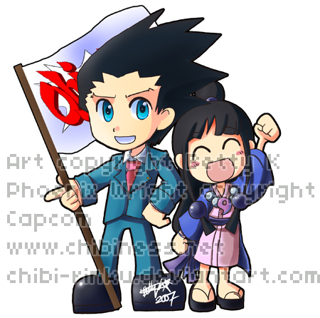 AE Chibi- Phoenix and Maya