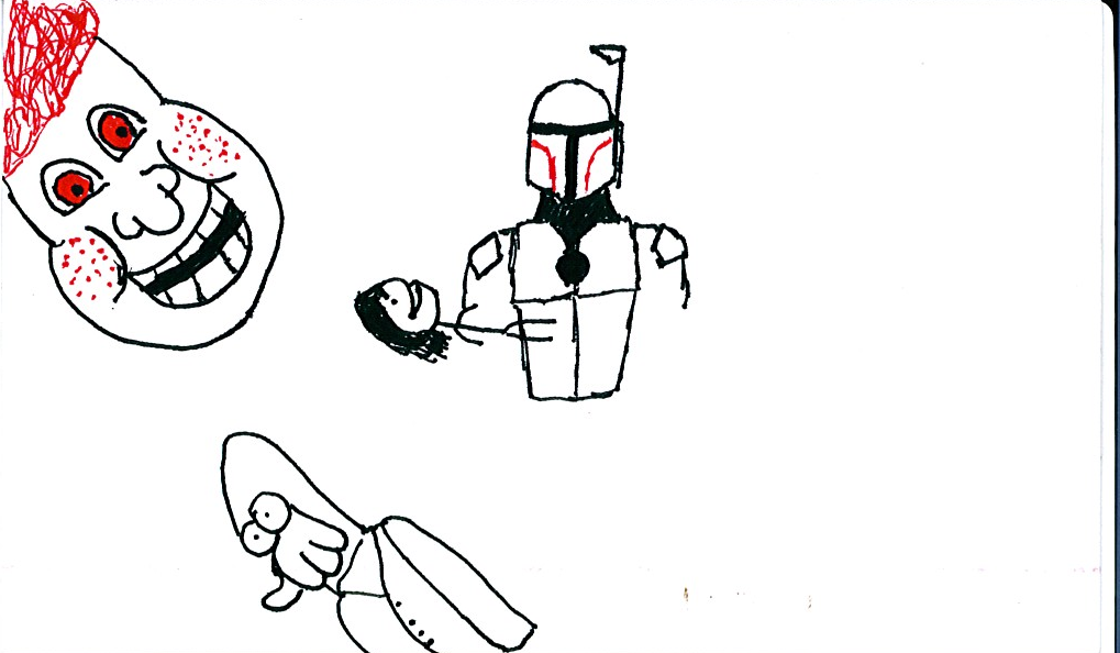 Doodles Fett and Zoidberg