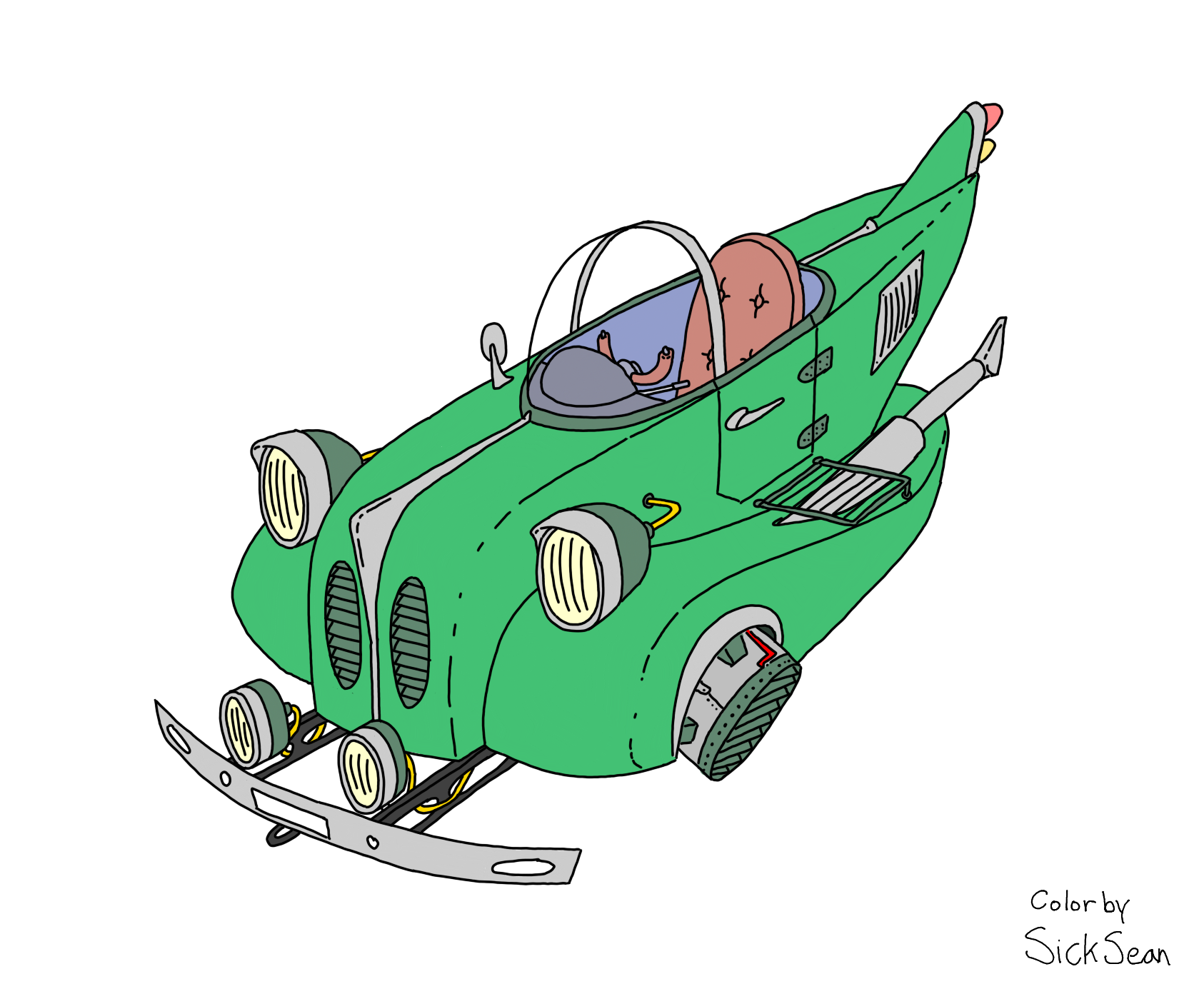 Hover Car By Allyatharii