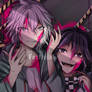 Kokichi and nagito 