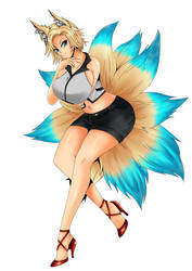 9 Tailed Fox Girl