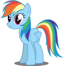 Rainbow Dash Vector