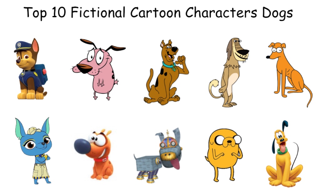 Deviantart Characters Dogs Top 10 Fictional Cartoon Characters Dogs by briancabillan on DeviantArt