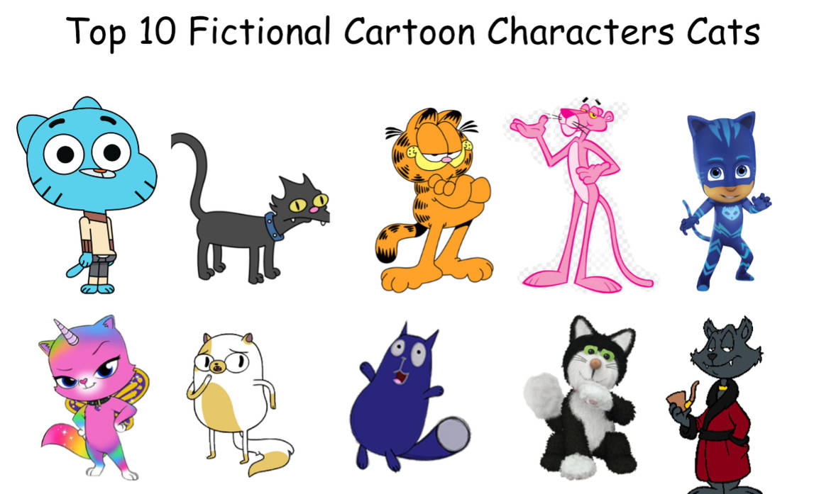 Top 10 Fictional Cartoon Characters Cats by briancabillan on DeviantArt