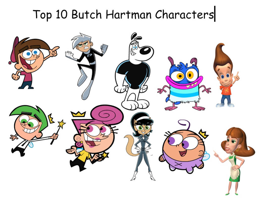 Top 10 Butch Hartman Characters by briancabillan on DeviantArt