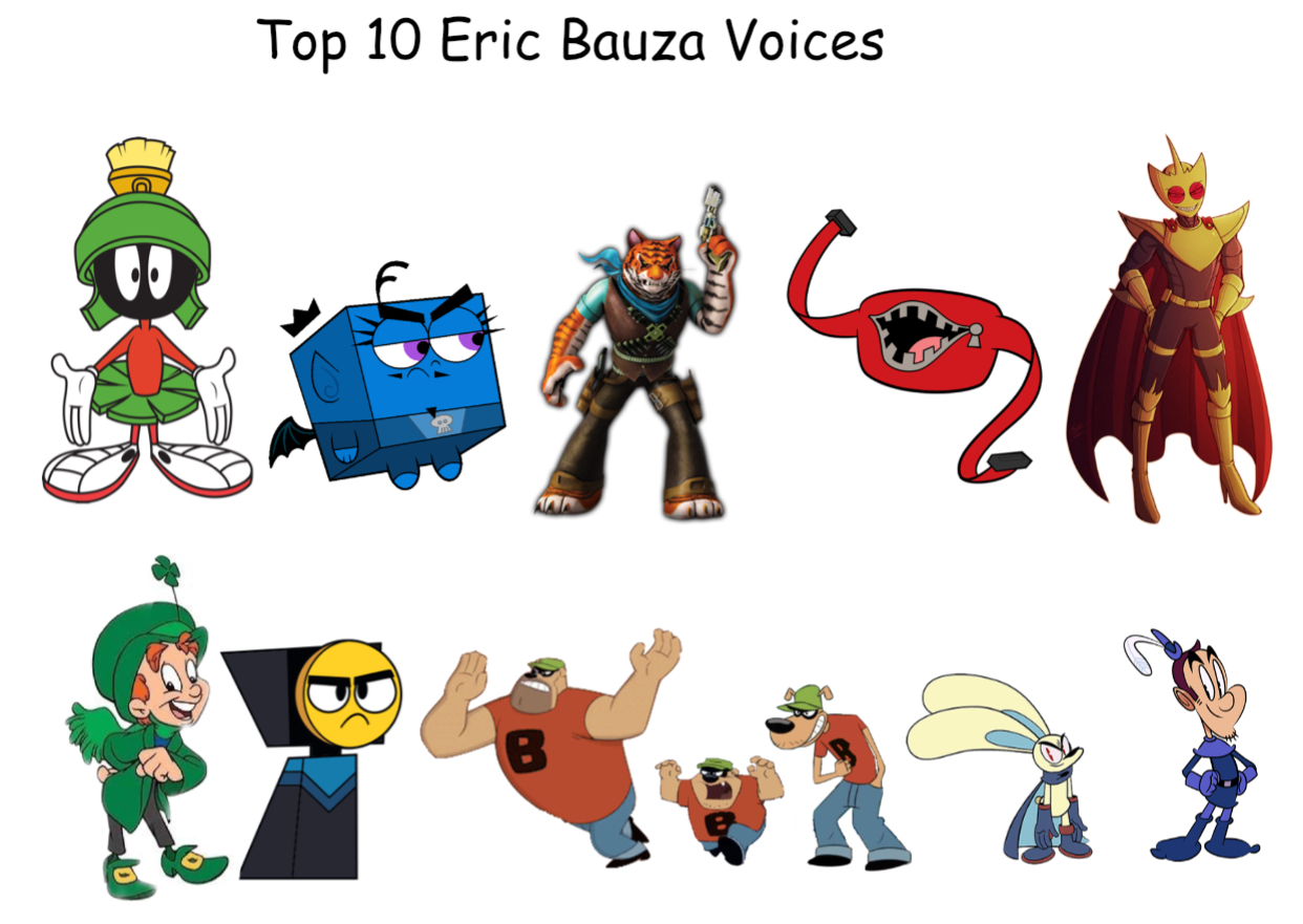 Top 10 Eric Bauza Voices by briancabillan on DeviantArt