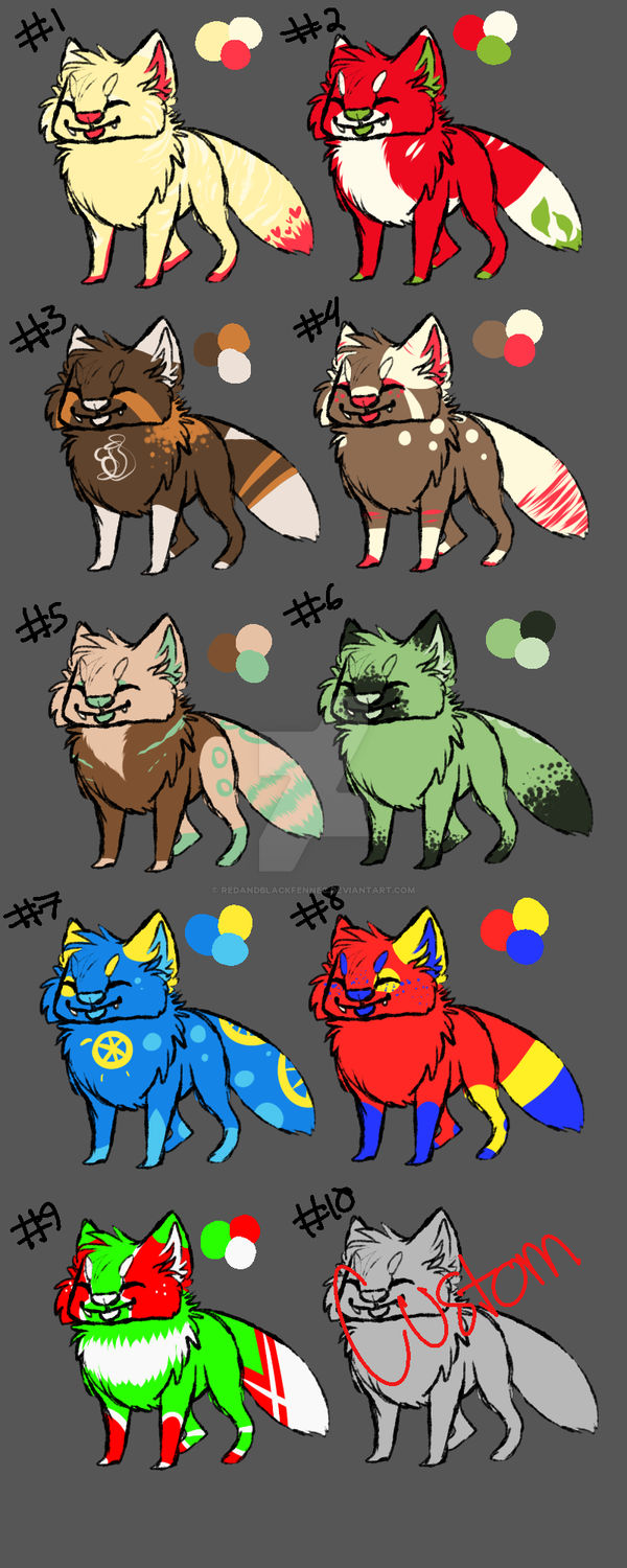 Drink Fox Adopts Batch 1- STILL OPEN