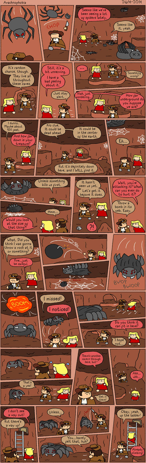 1-9 Arachnophobia by halibabica