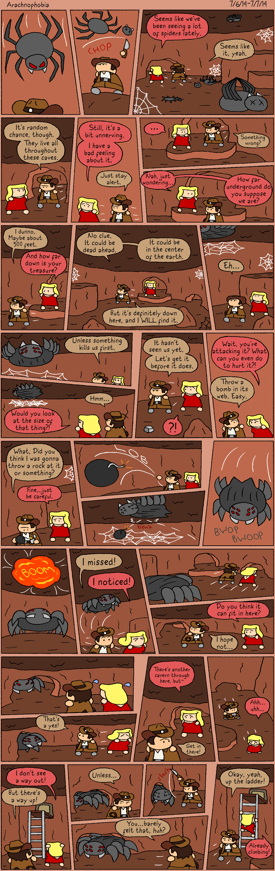 1-9 Arachnophobia by halibabica