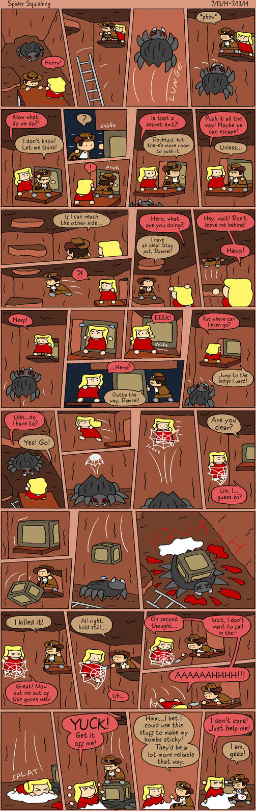 1-10 Spider Squishing by halibabica