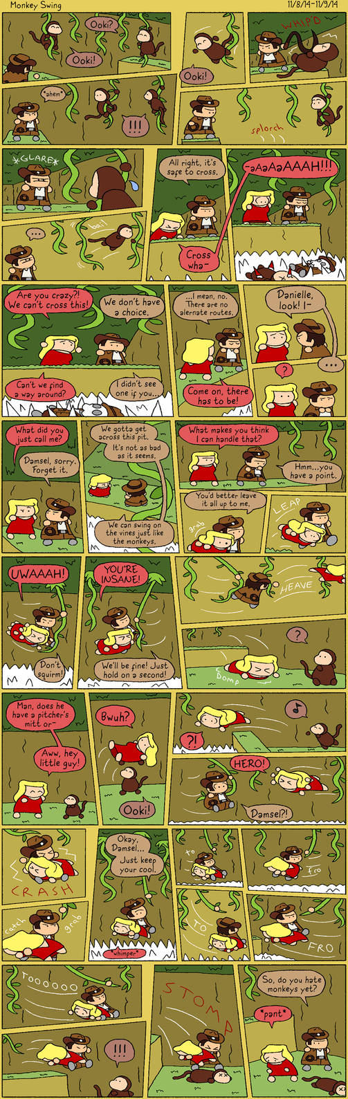 2-3 Monkey Swing by halibabica