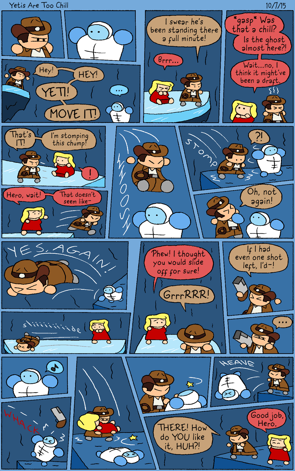3-4 Yetis Are Too Chill by halibabica