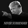 NEVER SURRENDER (Donald Trump)