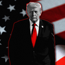 TRUMP (AMERICAN FLAG) (Contrast)