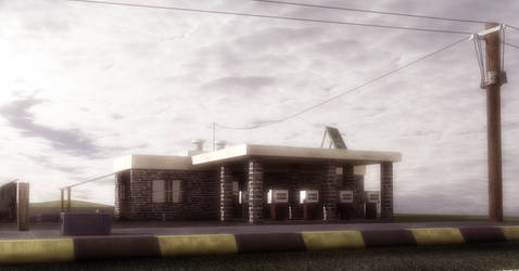 Petrol station