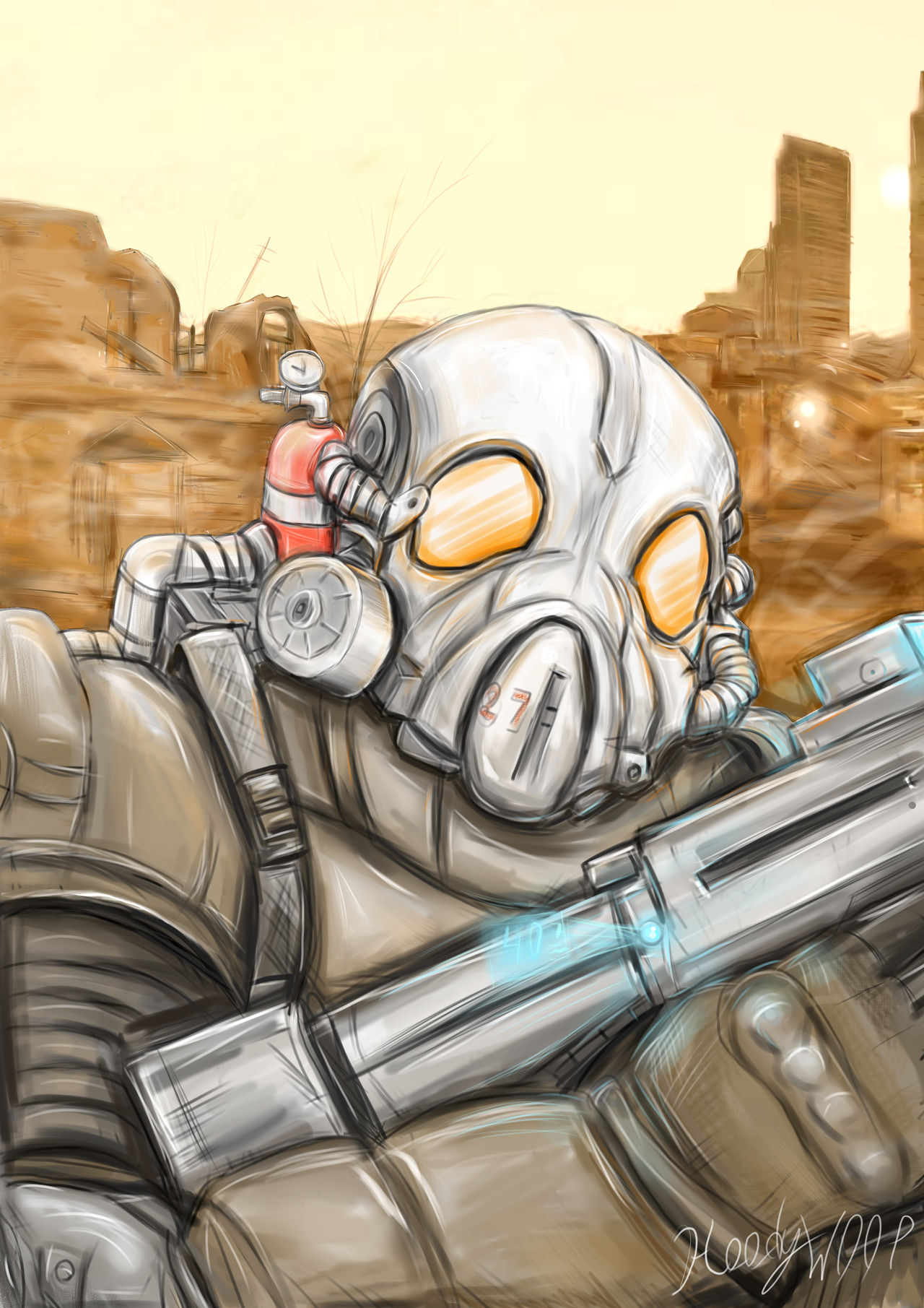 Postapocalypse Ranger by HoodyWOOP on DeviantArt
