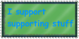 Supporting stuff stamp