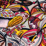 Red Orange Sanguine Deco-Peach