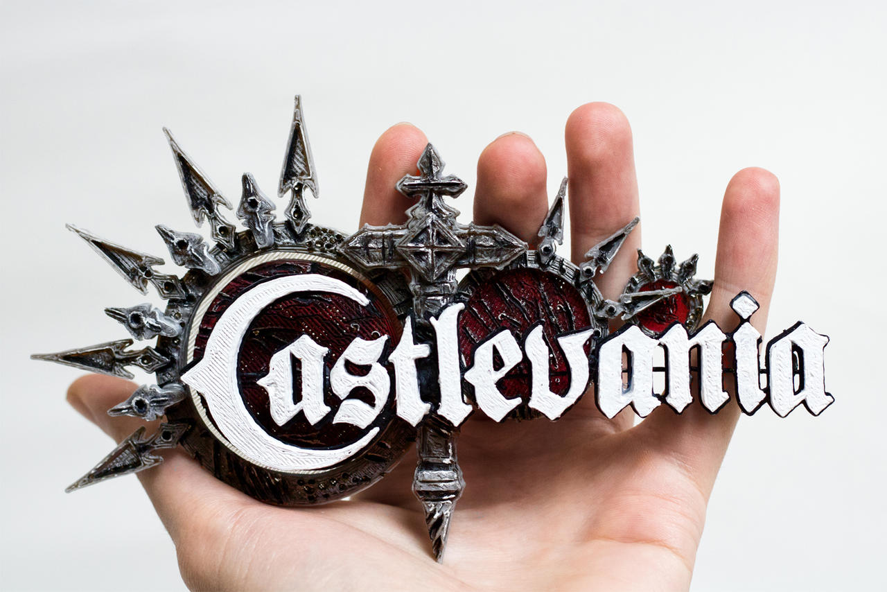 Castlevania Sign 3D Print Castlevania Logo 02 by houssamica on DeviantArt