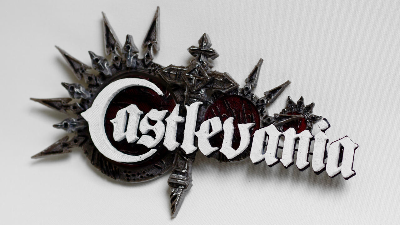 Castlevania Sign 3D Print Castlevania Logo 05 by houssamica on DeviantArt