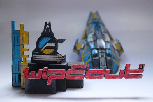 3D Printed Feisar Fighter From Wipeout 2048 03