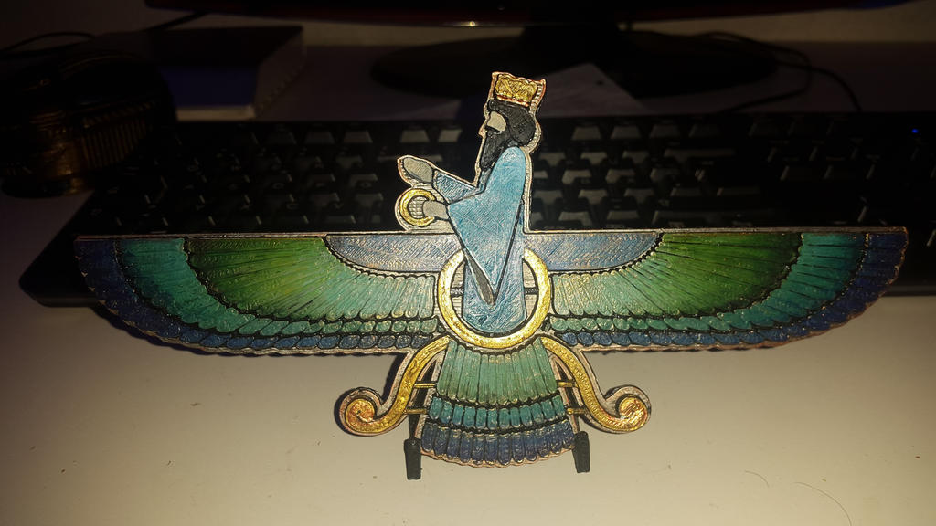 Ahura Riddler Machine 3D Printed Ahura Mazda 03 by houssamica on DeviantArt